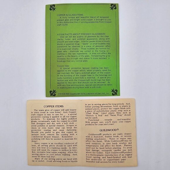 Coppercraft Guild Arcoroc Glass Bowls Set of 4 Copper Base Original Packaging - Picture 3 of 9